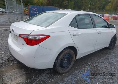 2015 Toyota Corolla Le from USA, damaged, VIN 5YFBURHE3FP270646